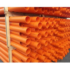 BEND PVC-U ELEC CABLE ORA 100X250MM 45DG 2703.100.45R250