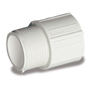 ADAPTER PLAIN TO SCREW 20MM GREY 05.20G