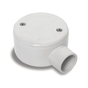 JUNCTION BOX CIRC 1 WAY 25MM GREY 21.25G