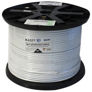 CABLE COAX RG6 SKY PERFECTGUARD WHITE 305M B1829AC9P