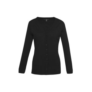 CARDIGAN LADIES BLK XL LC417L MILANO
