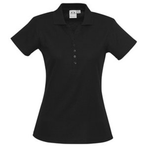 POLO MENS BLK/ORA L P401MS TALON