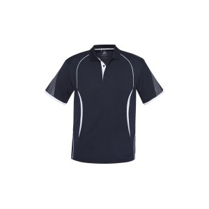 POLO MENS NVY/WHT M P405MS RAZOR