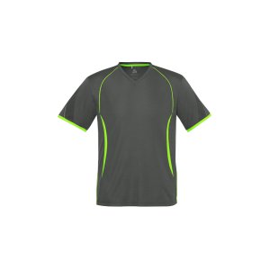 TEE MENS GREY/FL LIME 2XL T406MS RAZOR