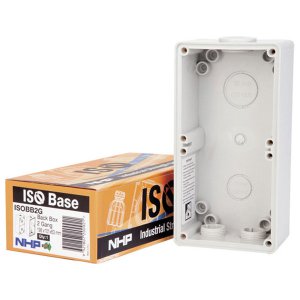 BACK BOX 2G GREY ISOBB2G