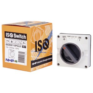 SWITCH 3 POLE 20A 500VAC GREY