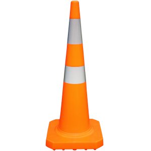 CONE 900MM SLIMLINE M/WAY 2 BANDS REFL RTL