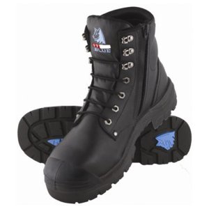 BOOT BC ZIP SIDED ARGYLE 332152 STEEL BLUE BLACK 10.5