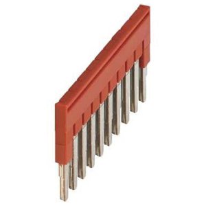 PLUG-IN BRIDGE 10PTS FOR 2.5MM TERMINAL RED
