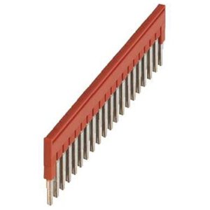 PLUG-IN BRIDGE 20PTS FOR 2.5MM TERMINAL RED