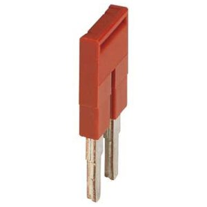PLUG-IN BRIDGE 2PTS FOR 4MM TERMINAL RED