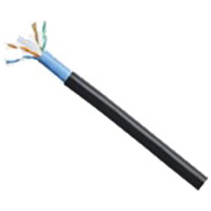 CABLE UTP CAT6 EXTERNAL 4PR 1/.51 BLK DPA81051EXT FROM 500M