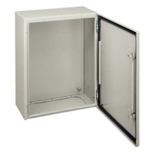 STEEL ENCLOSURE 600X500X250 ONE PLAIN DOOR