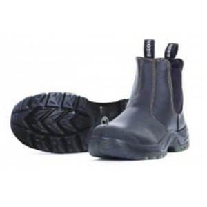 BOOT SLIP ON ANTI-PEN M/SOLE 10 BISON GRIZZLY BLK