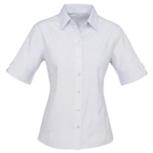 SHIRT LADIES 3/4 SILV/GRY 18 S29521 AMBASSADOR