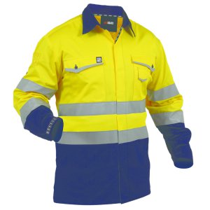 SHIRT D/N YLW/NVY S 21217 INHERATEX ARCGUARD