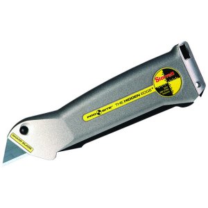 KNIFE SAFETY RETRACTABLE BLADE SILVER STARRETT