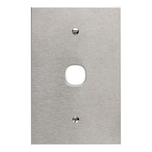 (I) PLATE BSL & GRID 1G VH S/S BLK