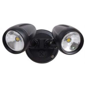 SPOTLIGHT LED ECO TWIN SLAVE 2X8W IP44 BLACK LHT0248