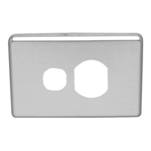 COVER SW SOCKET SINGLE HORZ WHITE C2015C-WE