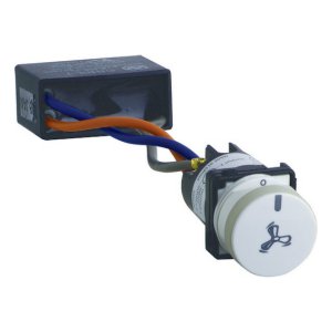 MECH FAN CONTROLLER 3-SPEED 100VA WHITE EM3FCWE