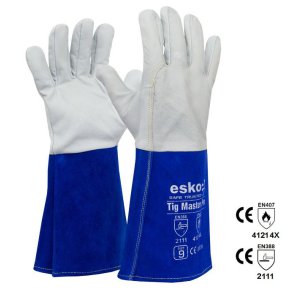 GLOVE TIG WELDING BLUE/GRY 9 E680 MASTER PRO
