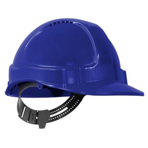 HARD HAT TUFF NUT SHORT PEAK 6PT HARNESS BLUE