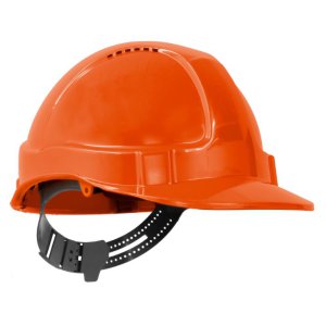 HARD HAT TUFF NUT SHORT PEAK 6PT HARNESS FLUORO ORA TN1-N