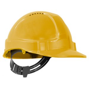 HARD HAT TUFF NUT SHORT PEAK 6PT HARNESS FLUORO YLW TN1-N