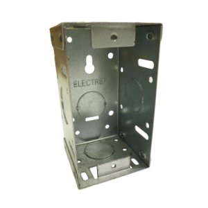 FLUSH BOX METAL SINGLE ZP LARGE