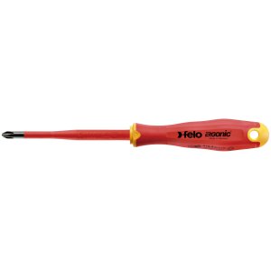 SCREWDRIVER ERGONIC SQUARE #1 X 100MM INSUL HARD TIP 419