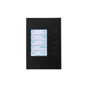 (I) SWITCH 5G C-BUS SATURN ZEN A-SERIES EDLT BLK R5045EDLW