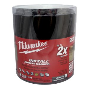 MARKER CHISEL TIP BLK 36PK INKZALL