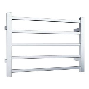 TOWEL RAIL SQUARE TUBE5 BAR SS 530X600 ST65