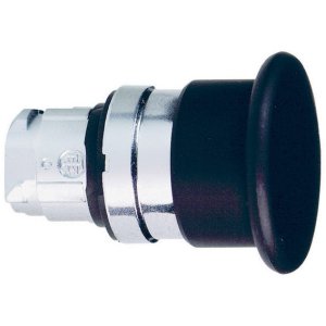 HEAD MUSHROOM FOR S/R PUSHBUTTON 40MM BLK ZB4BC2