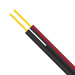 CABLE SPEAKER 2C 0.75MM F8 BLK/RED 100M MSECSPK224020100BR