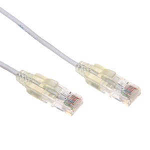 PATCH LEAD WH 0.5M CAT6A UTP ULTRA-SLIM COMPONENT LEVEL
