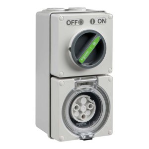 SOCKET SW 3 PIN 32A 250V EASY 56