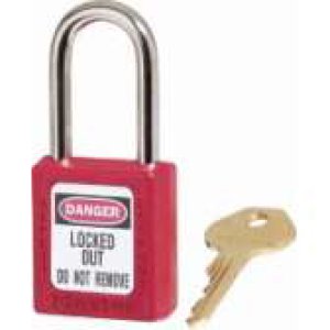410 ZENEX SAFETY PADLOCK RED KD 78MM SHACKLE 0410LTRED