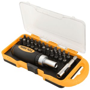 BIT SET & RATCHET HANDLE 26PCE TL20034