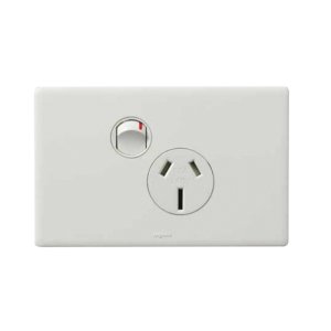 POWERPOINT E-DED 15A SINGLE BLACK ED787/15BL