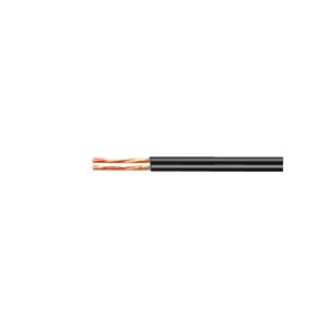 CABLE TRU-RIP 0.5MM 2C FIG8 240V BLK FROM 100M DRUM