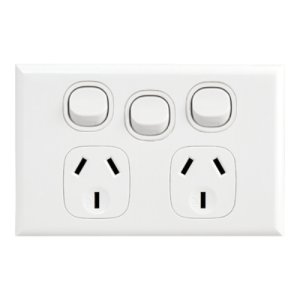 POWERPOINT DOUBLE HORZ EXTRA SWITCH HOME 2P2HX