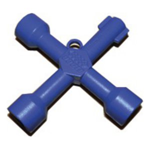 KEY MULTI DIN 3/5MM SQUARE 8MM TRIANGLE 8MM LSMK01