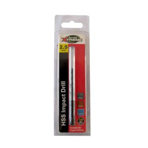 BLU MOL QC IMPACT DRILL BIT 2.50MM TWIN PACK