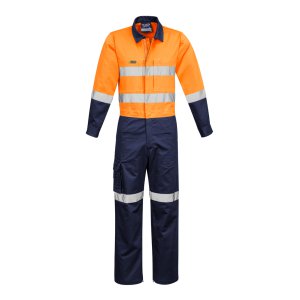 OVERALL MENS TAPED ORA/NVY 107 ZC804 RUGGED COOLING SYZMIK