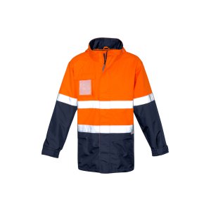 JACKET 10000MM W/P MESH LINED ORA/NVY L ZJ357 ULTRALITE