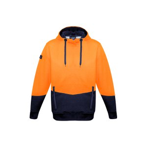 HOODIE HI-VIS ORA/NVY XL ZT477 JACQUARD