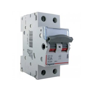 (I) SWITCH ISOLATING 1P 63A 1 MOD 250V DX3 406412