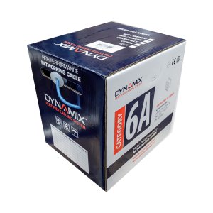 305M CAT 6A BLACK F/UTP CABLE ROLL 500MHZ, 23 AWGX4P